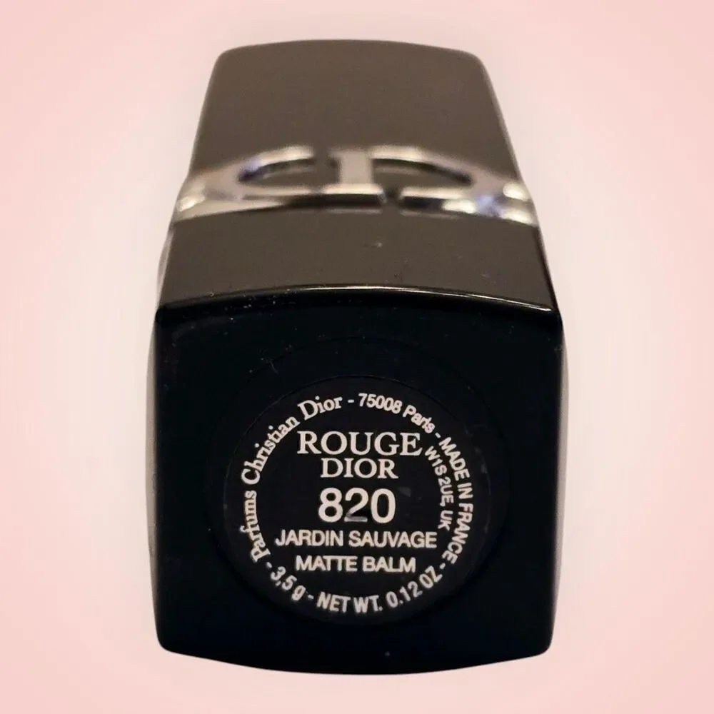 DIOR Lipstick # 820 ROUGE Dior Jardin Sauvage Matte Balm 0.12 Oz‎ NEW